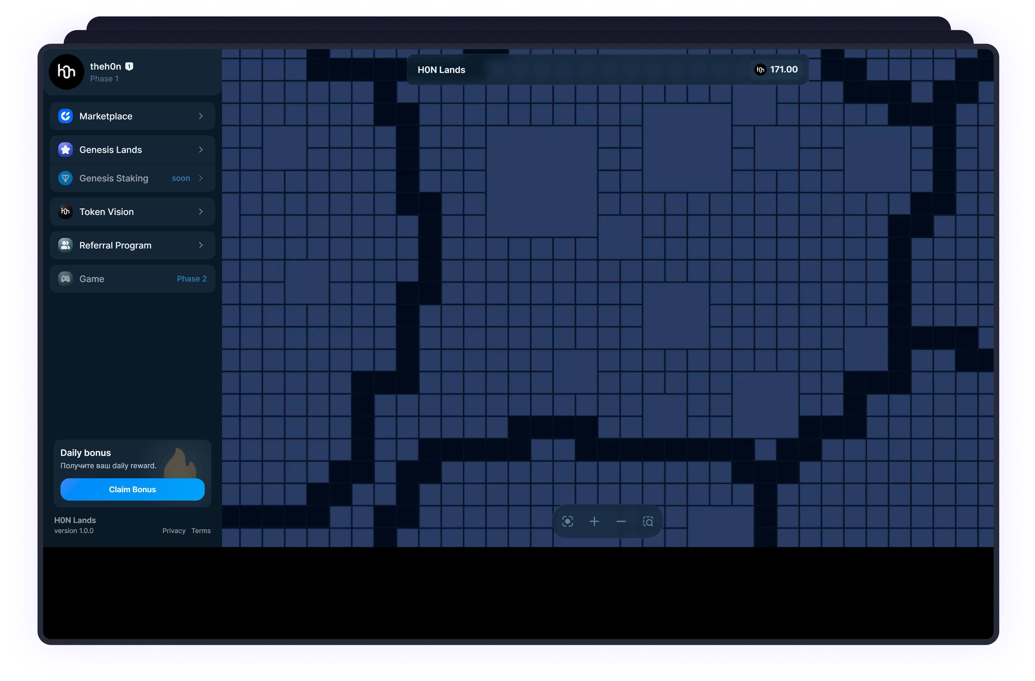 Hexagonal land in the H0N ecosystem